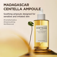 SKIN1004 Centella Asiatica Ampoule pump; quick calming application for redness-prone skin.