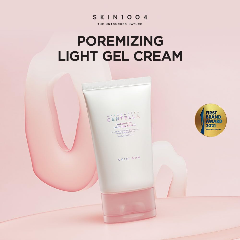 SKIN1004 Madagascar Centella gel-cream massaged for instant cooling and rapid absorption.