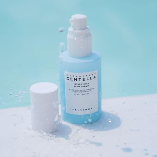 SKIN1004 Hyalu-Cica Blue Serum dispense mechanism enables easy daily use.