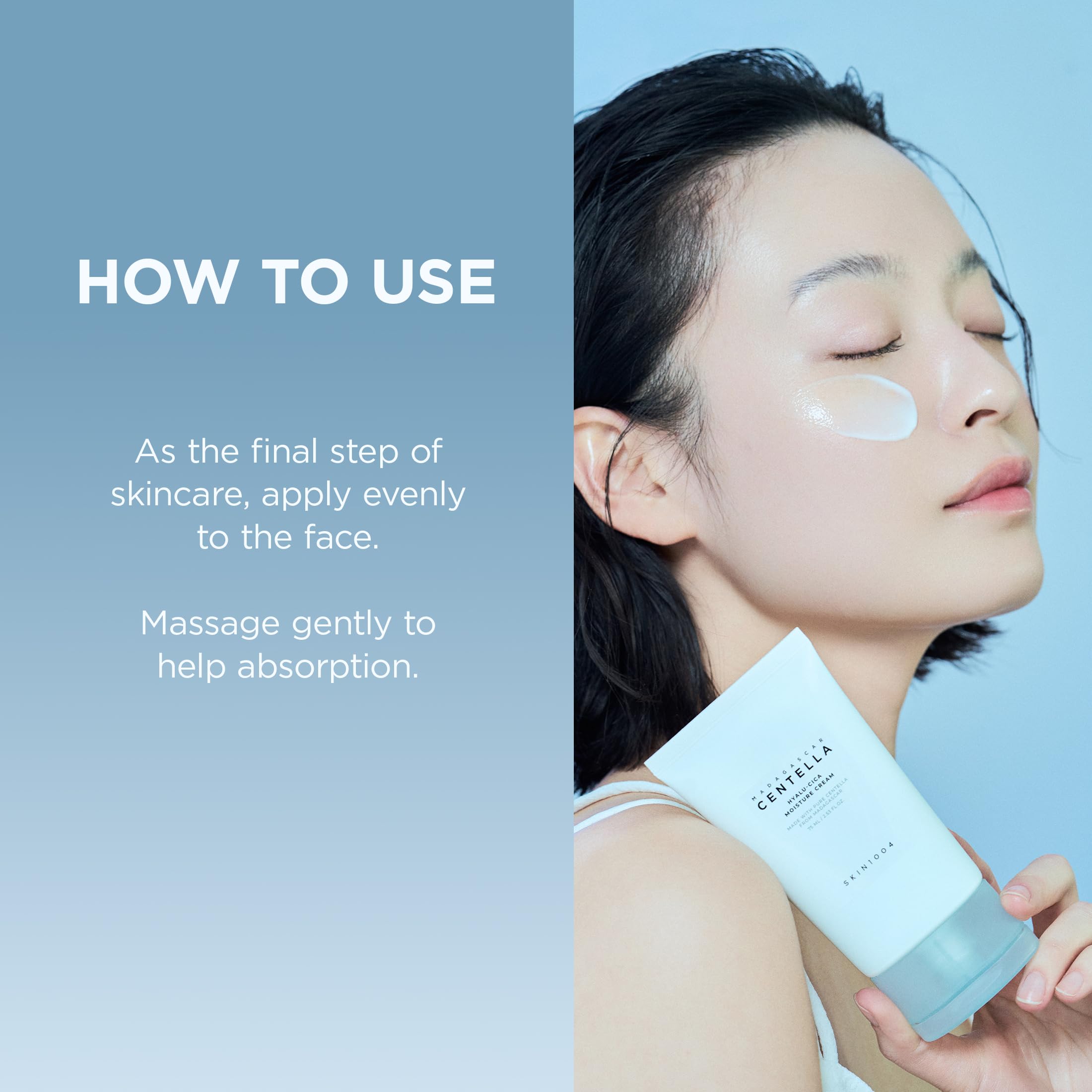 SKIN1004 Hyalu-Cica day and night routine scene for daily hydration