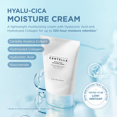 SKIN1004 Hyalu-Cica gel texture swatch demonstrates lightweight, fast absorption