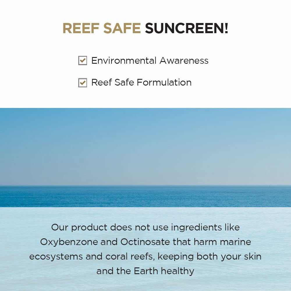 SKIN1004 suncream on sensitive skin test chart indicating safety and compatibility