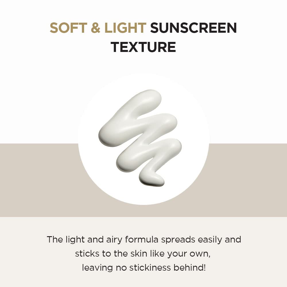 SKIN1004 Madagascar Centella Air-fit Suncream texture swatch reveals ultra light cream finish