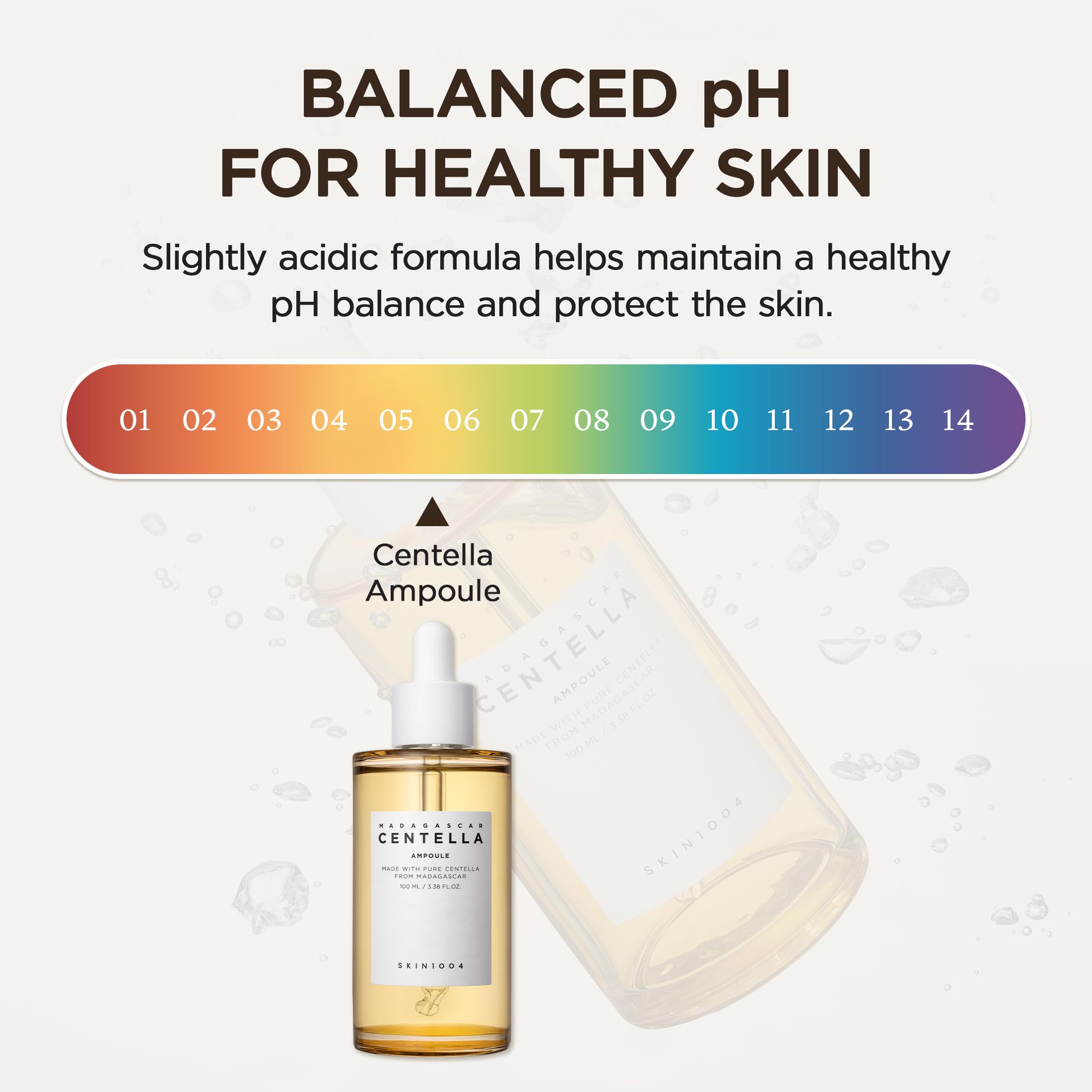 SKIN1004 Madagascar Centella Ampoule application demonstrates smooth, even absorption.
