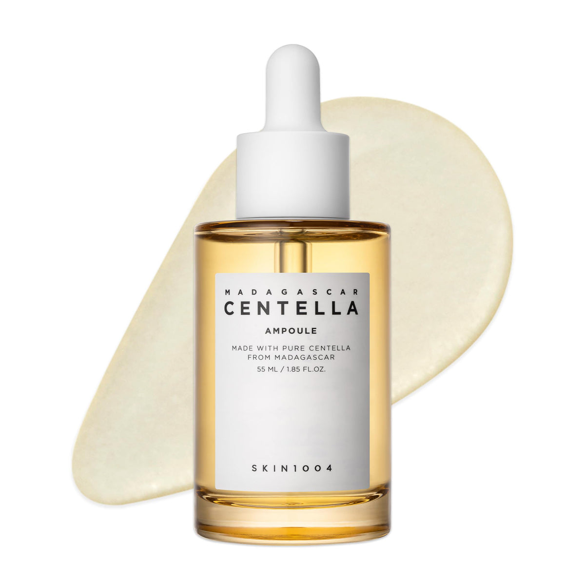 SKIN1004 Madagascar Centella Ampoule bottle; soothing hydration for sensitive skin.