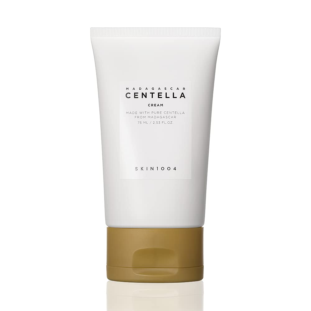 SKIN1004 Madagascar Centella Cream jar closeup shows calming hydration for daily use.