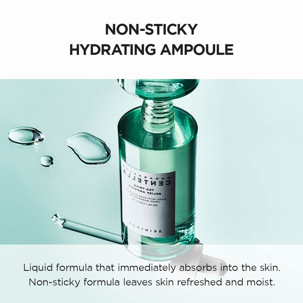 SKIN1004 Madagascar Centella Asiatica ingredients panel highlights soothing botanicals.