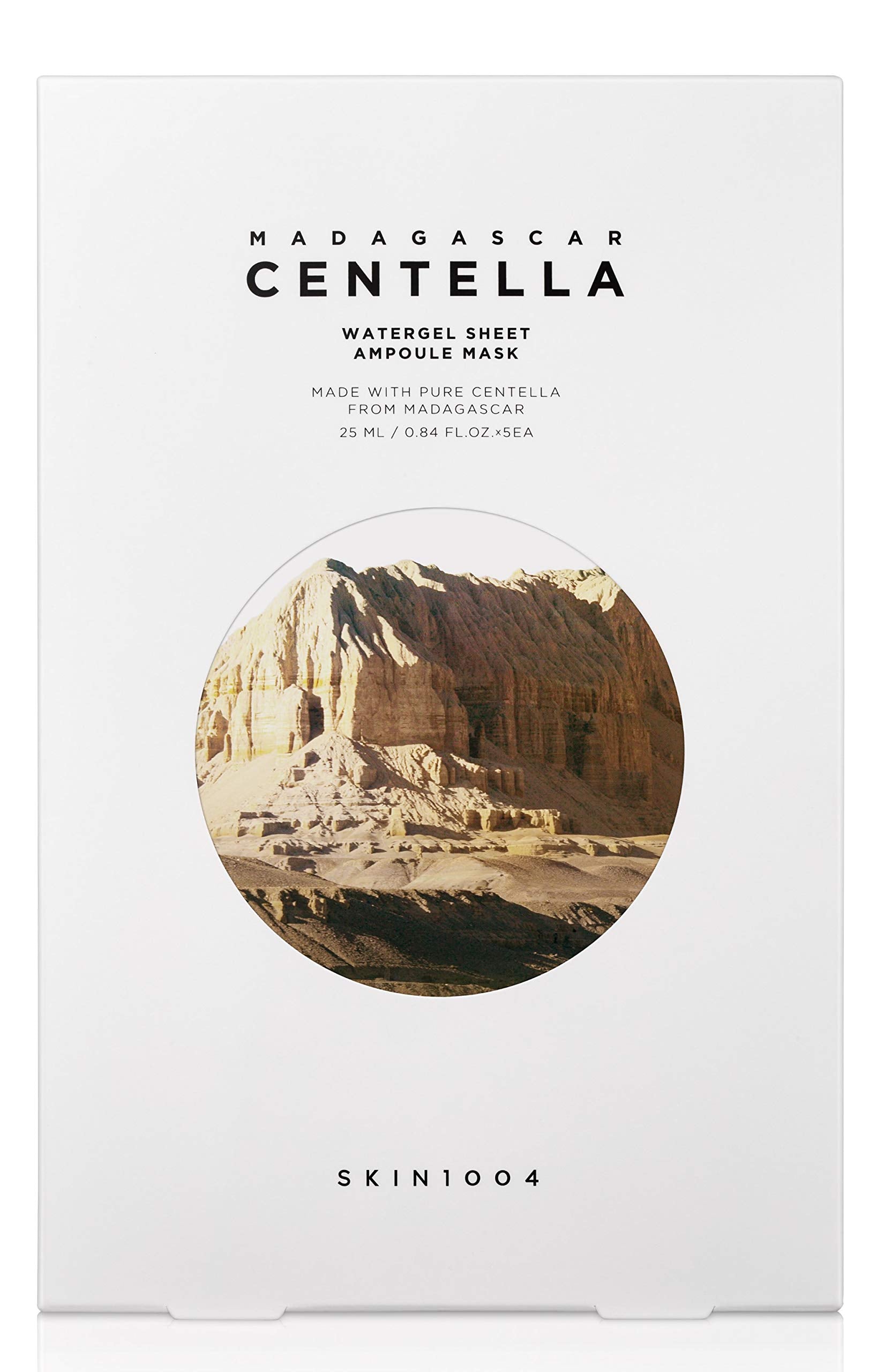 SKIN1004 Madagascar Centella Watergel Mask packaging signals soothing care for sensitive skin