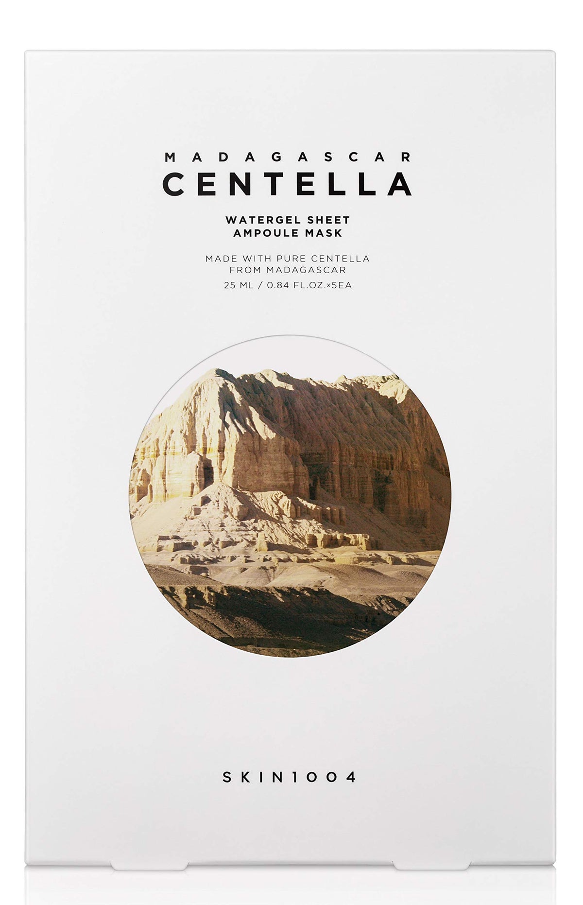 SKIN1004 Madagascar Centella Watergel Mask packaging signals soothing care for sensitive skin