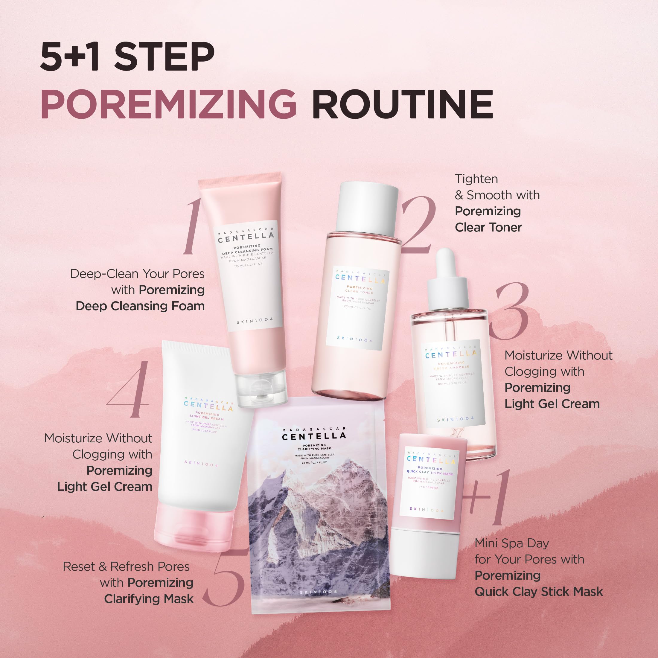 SKIN1004 Madagascar Centella routine supports pore care and clarity