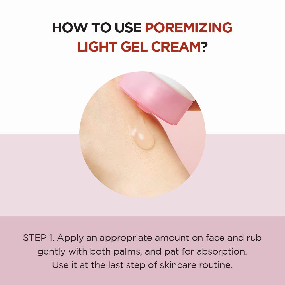 SKIN1004 Poremizing light gel-cream suitable for day and night routines.
