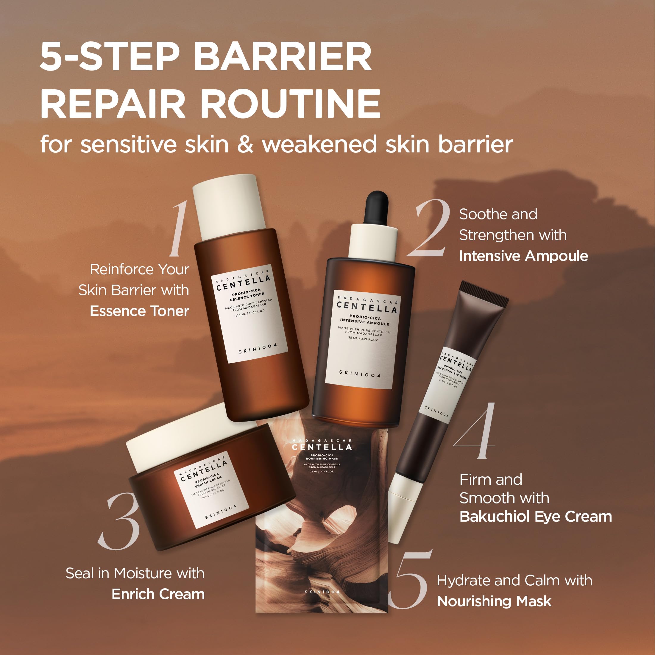 SKIN1004 Packaging communicates clean, trusted Korean skincare brand promise