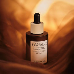 Texture close-up of Probio Cica Intensive Ampoule shows lightweight serum.
