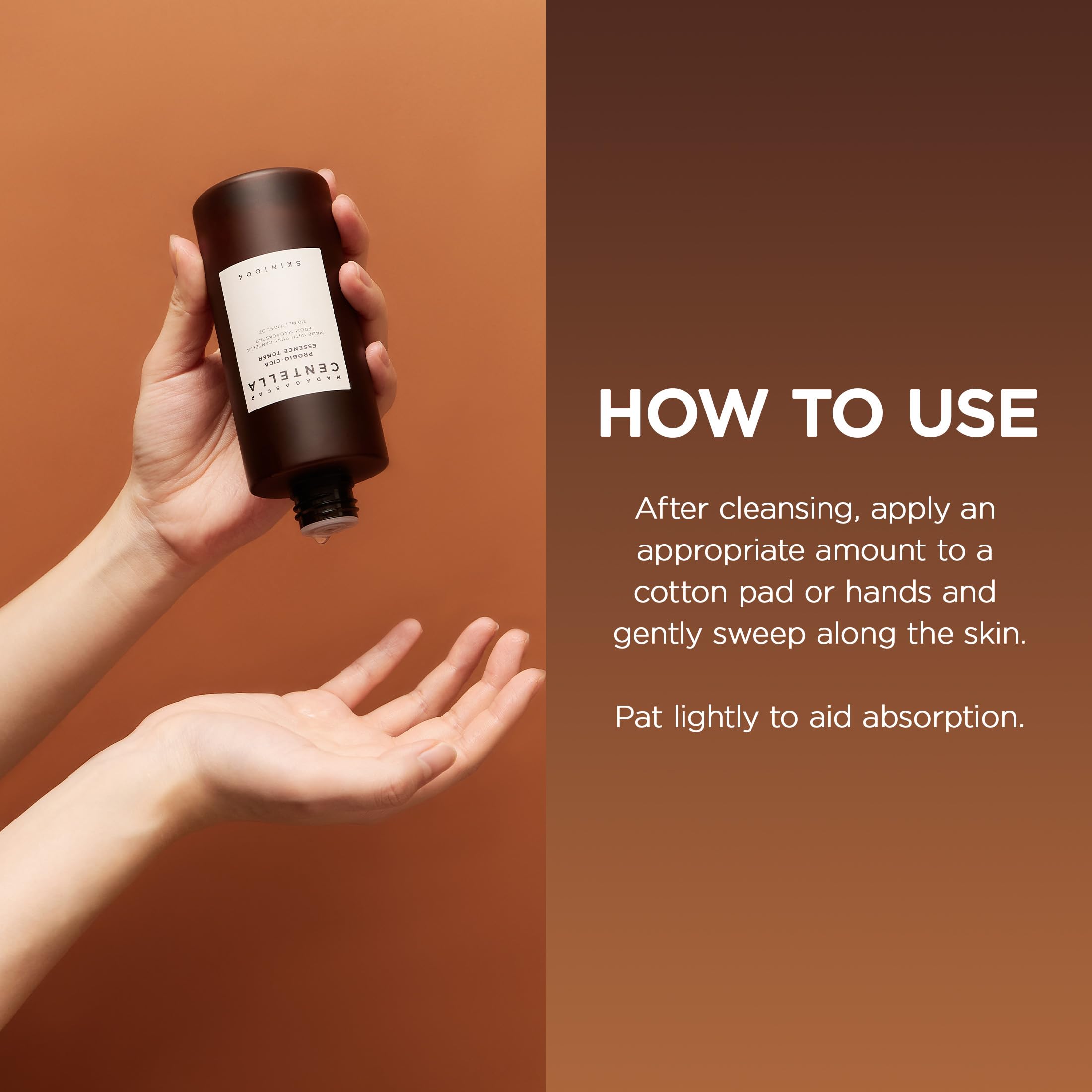 Madagascar-inspired calm in SKIN1004 Probio-CICA Essence Toner routine