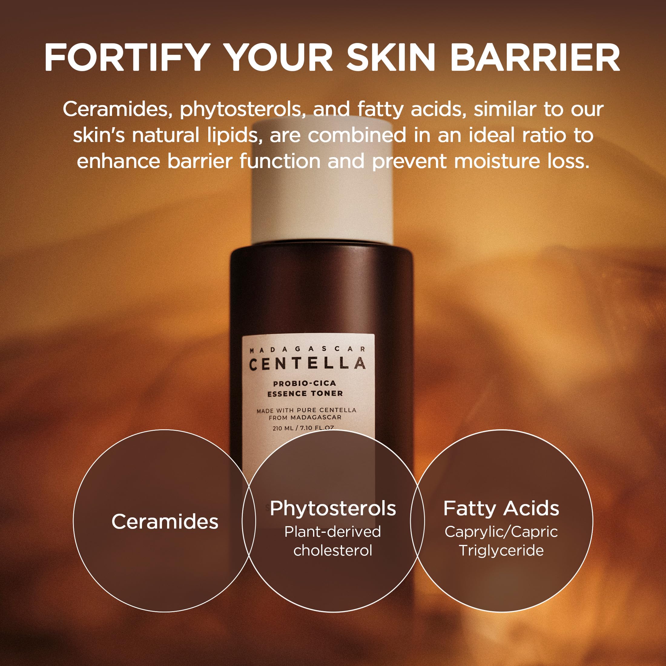 Palm-pat application of SKIN1004 Probio-CICA Essence Toner for even absorption