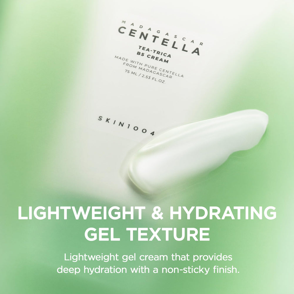 Ceramide label on SKIN1004 Tea-Trica B5 Cream barrier support
