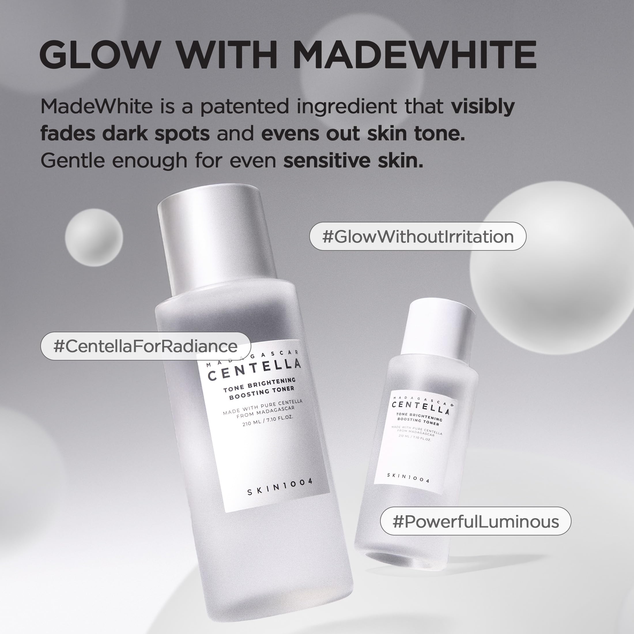 SKIN1004 Tone Glowing Toner serum-like texture suggests soothing hydration