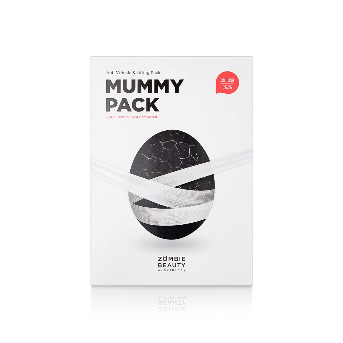 SKIN1004 Zombie Beauty Mummy Pack kit demonstrates an at-home wrinkle-smoothing ritual.