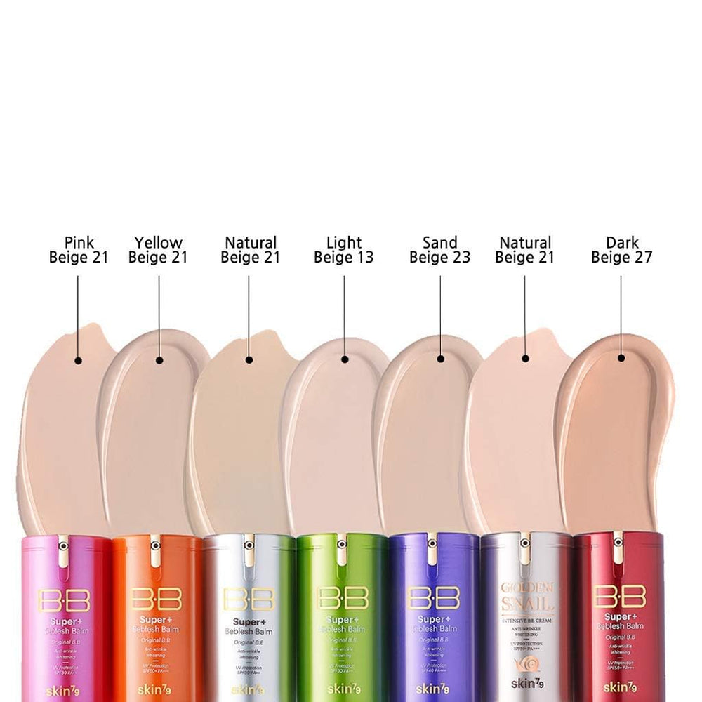 SKIN79 Pink BB offers long-wearing, smudge-resistant finish.