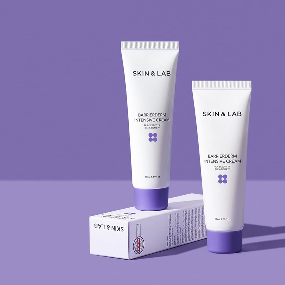 Texture of SKIN&LAB Barrierderm Intensive Cream on skin, melts in without stickiness