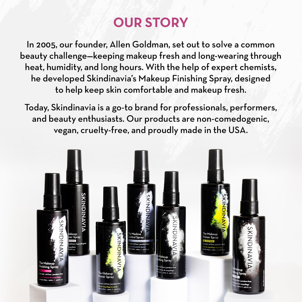 Skindinavia Makeup Finishing Spray humidity-resistant mist for humid environments.