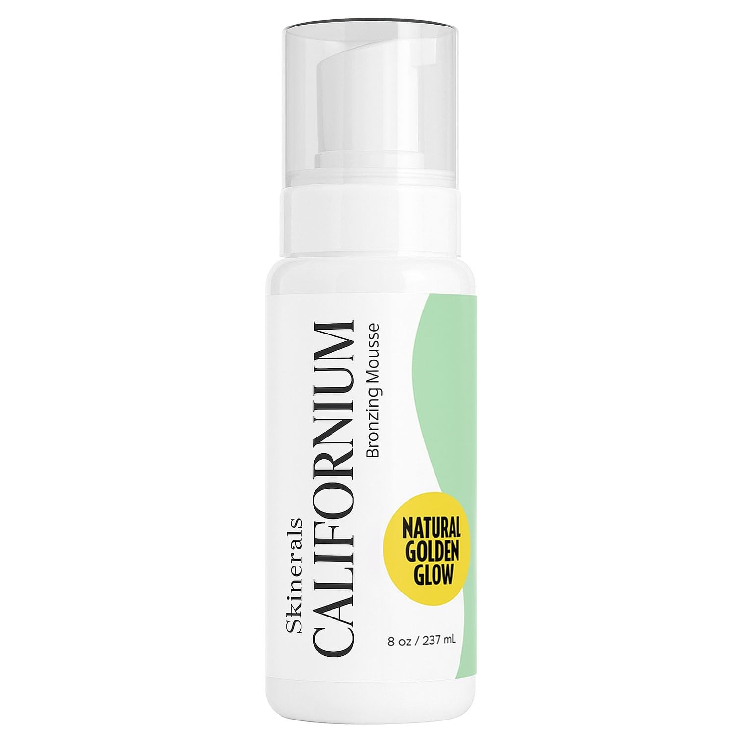 Skinerals self-tanner mousse with application mitt for streak-free, even coverage.