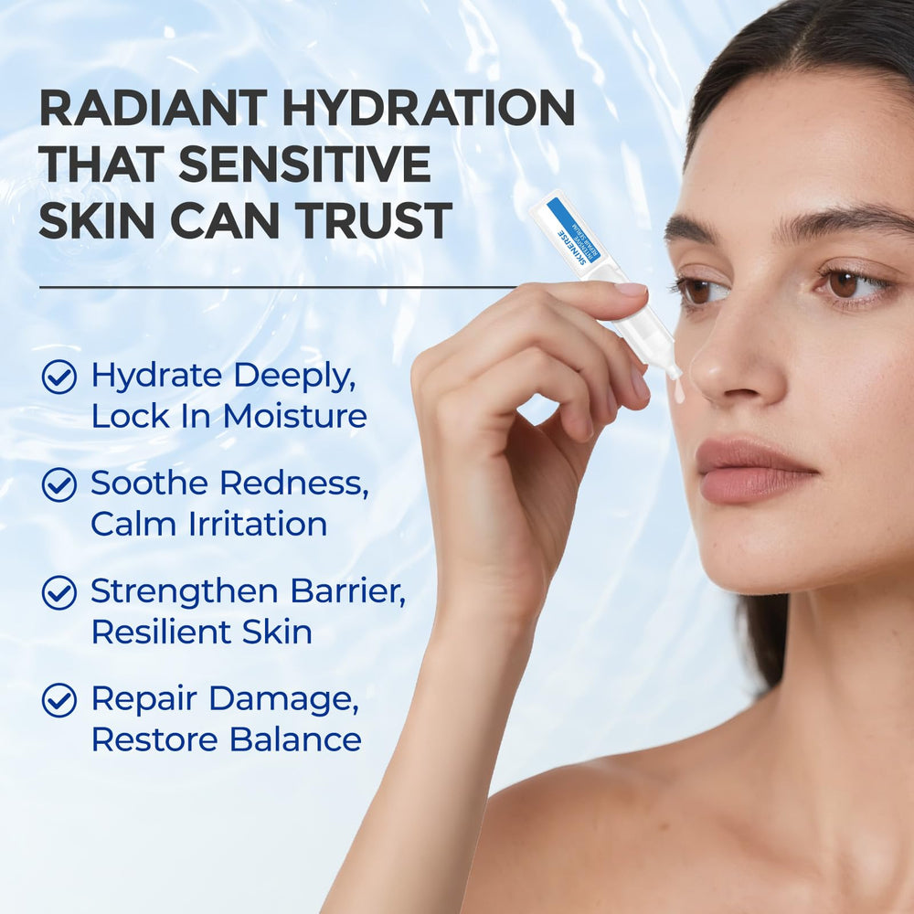SKINERSE Intensive Repair Serum absorption shot shows fast-penetrating formula
