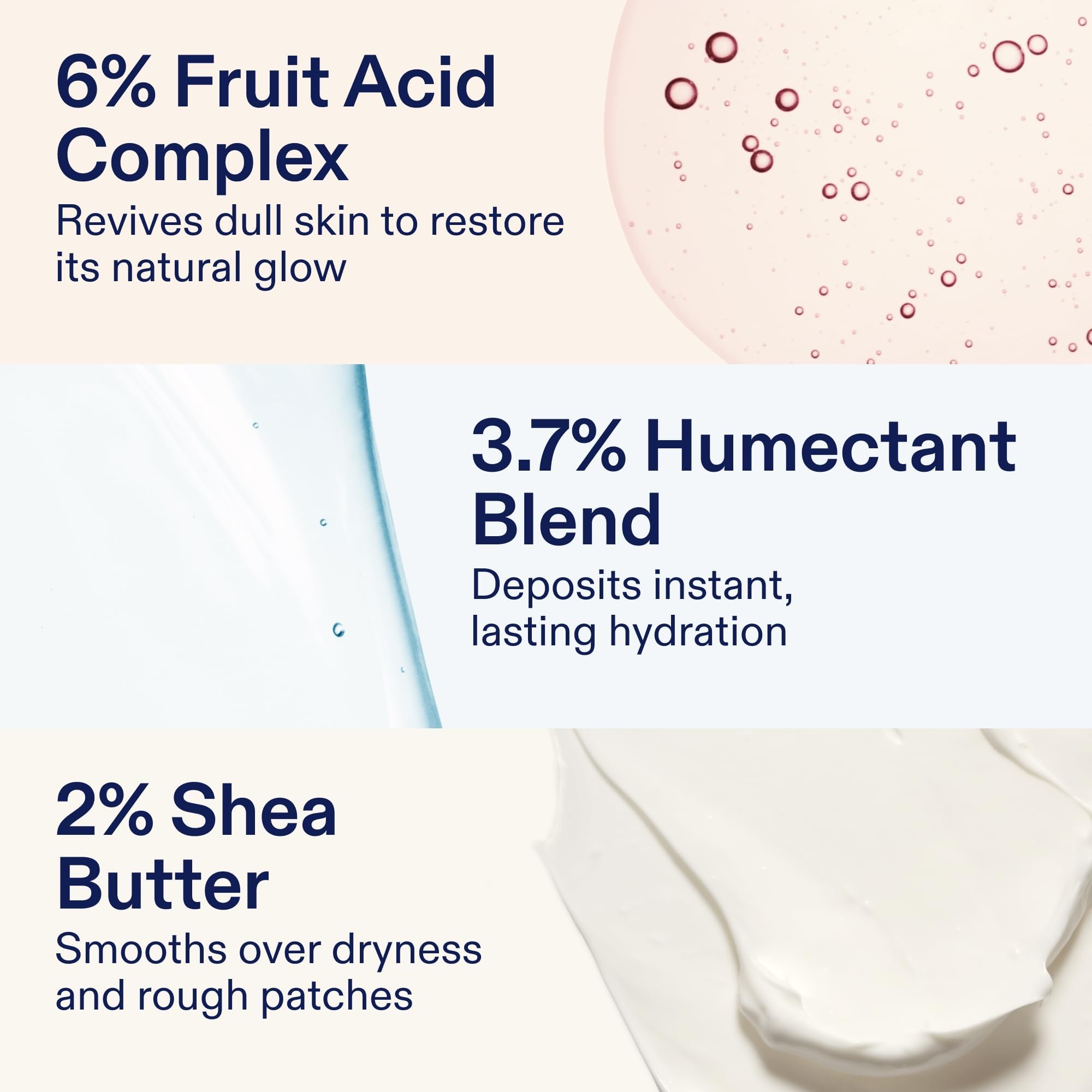 Skinfix cream smooths rough skin texture for a refined feel.