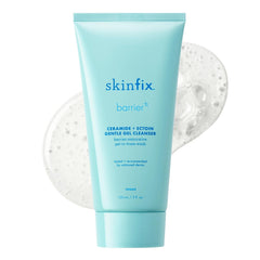 Skinfix ceramide ectoin gel cleanser bottle for daily makeup removal.