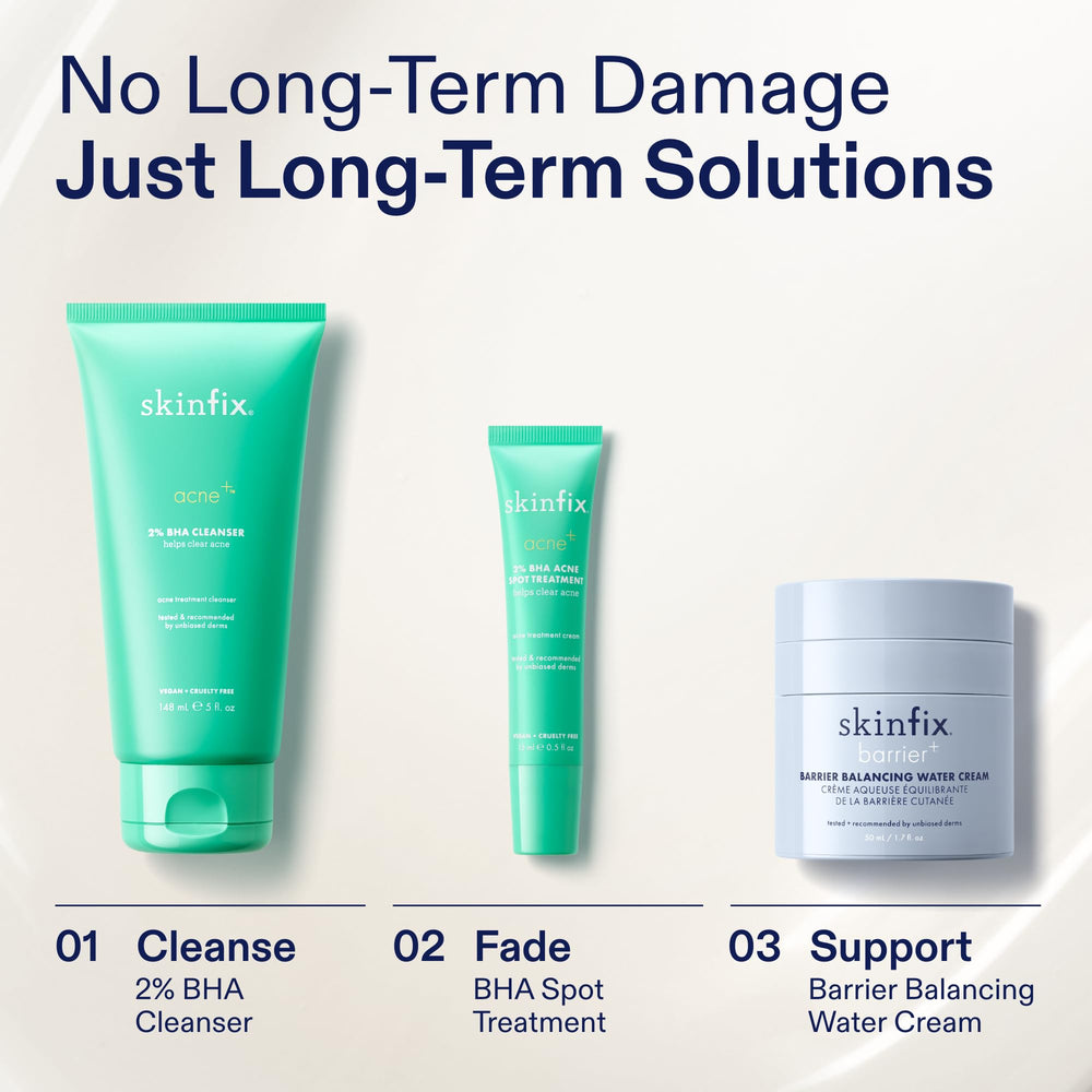 Face and body use with Skinfix spot treatment for versatile care