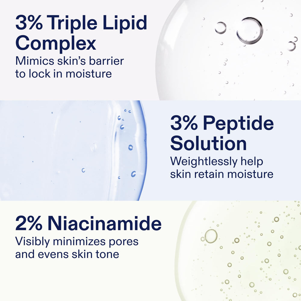 Skinfix Triple Lipid Activating Serum fragrance-free label emphasizes sensitive-skin friendly formula