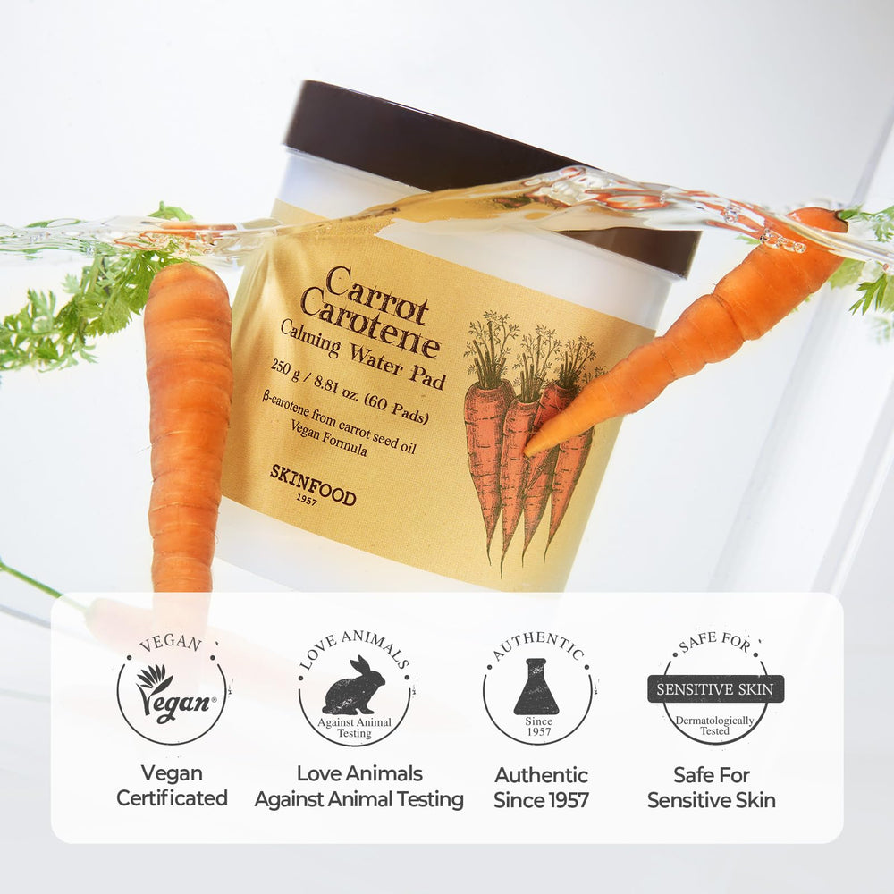 SKINFOOD 1957 carrot extract enriches moisturizing calming formula