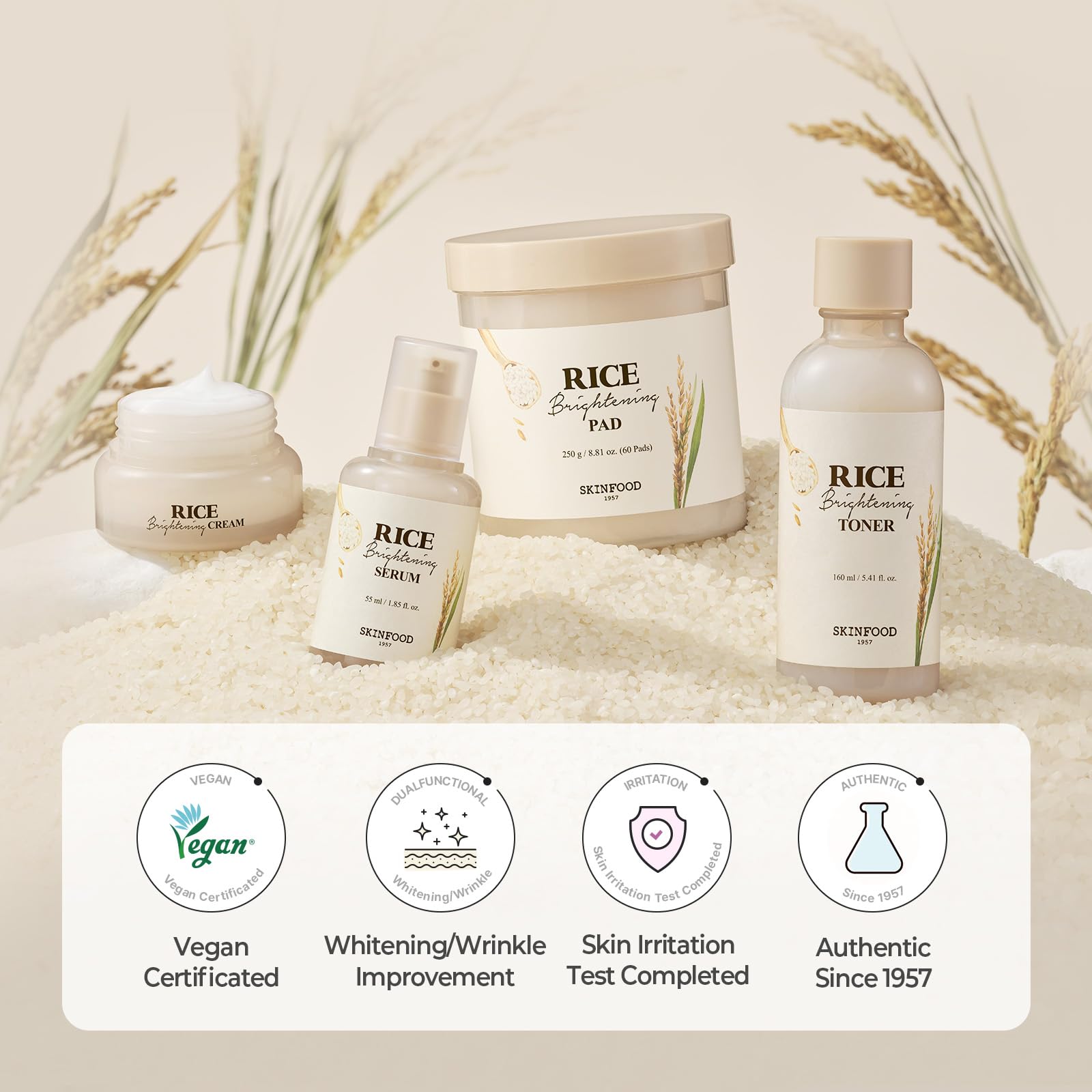 SKINFOOD 1957 Glass-skin look portrait captures dewy radiance.