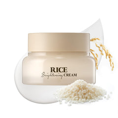 Skinfood 1957 Rice Brightening Cream jar closeup showing rich hydration for glow