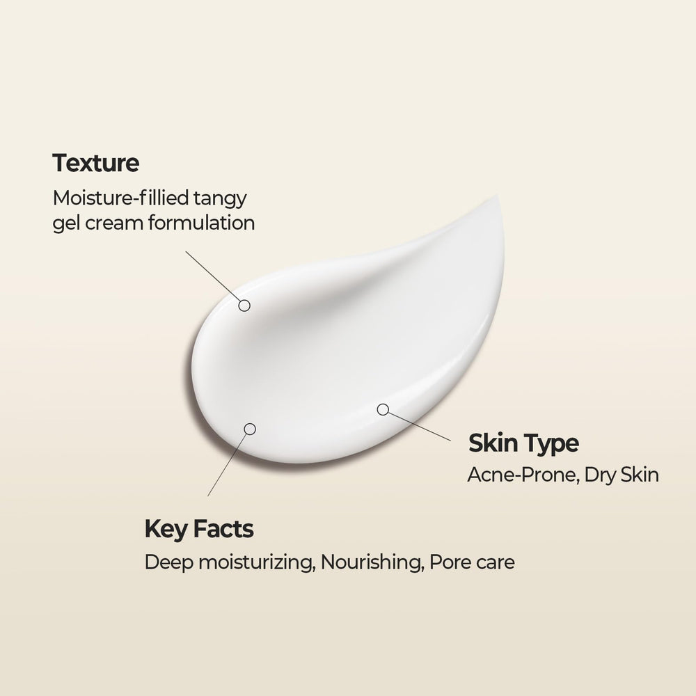 Pore-refinement hint from Skinfood 1957 Rice Brightening Cream texture on skin