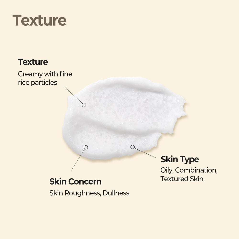 Applying SKINFOOD 1957 Rice Mask demonstrates a quick glow-up ritual