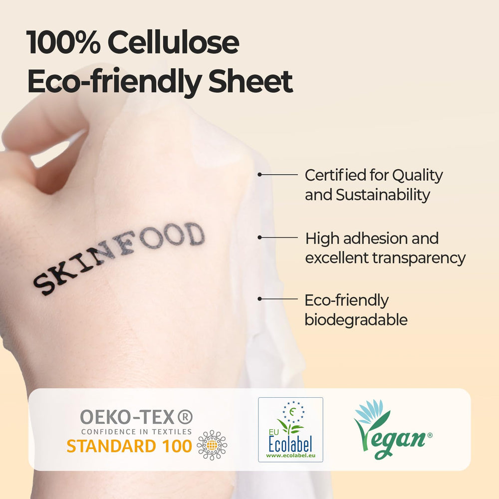 SKINFOOD Carrot Carotene Daily Mask 100% cellulose sheet for premium comfort
