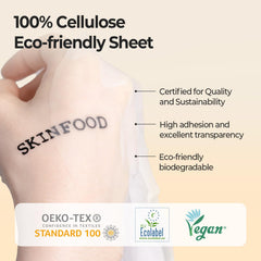 SKINFOOD Carrot Carotene Daily Mask 100% cellulose sheet for premium comfort