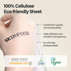 Fermented rice water essence in SKINFOOD Rice Daily Mask delivers hydration-supporting nutrients