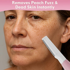Skinharbor Sonic Dermaplane 3-speeds toggle showing customizable exfoliation for different skin needs