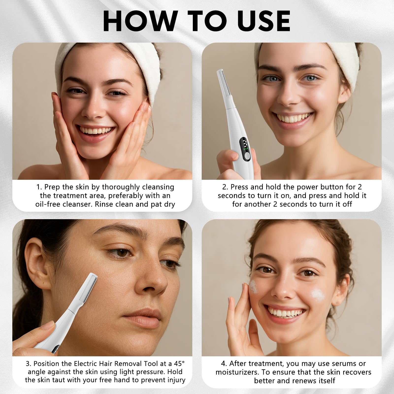 Skinharbor Sonic Dermaplane result glow post-use emphasizes smoother-looking skin.
