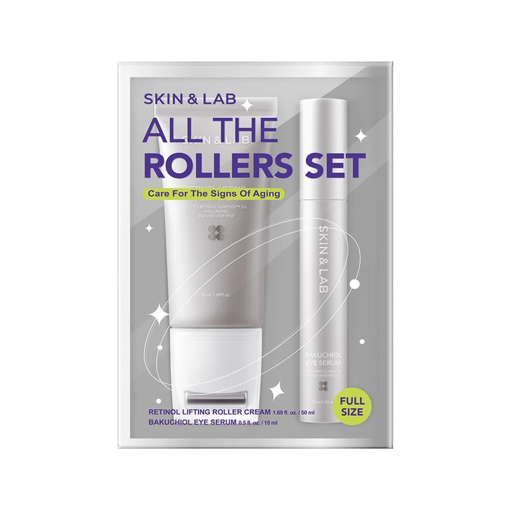 skinlab anti-aging rollers duo set offers gift-ready packaging for daily skin rituals.
