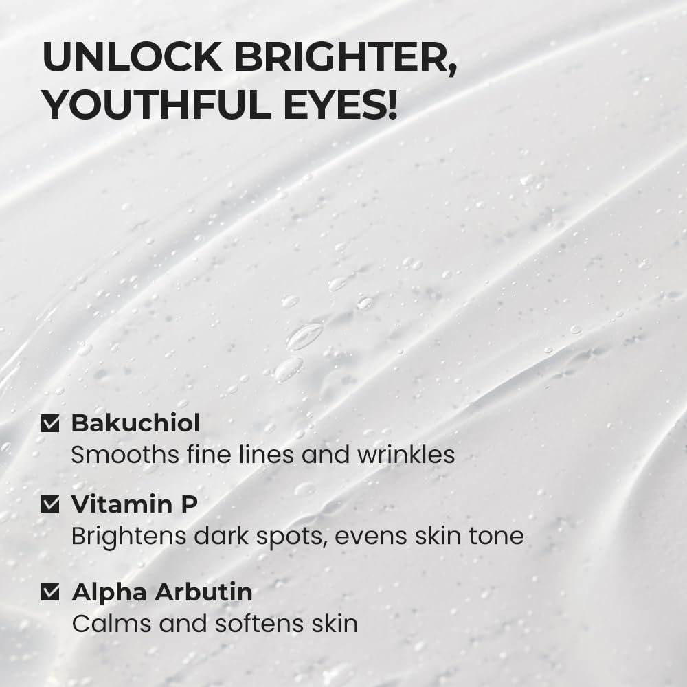 Alpha Arbutin and Peptides in SKIN&LAB Eye Serum brighten and lift eye area