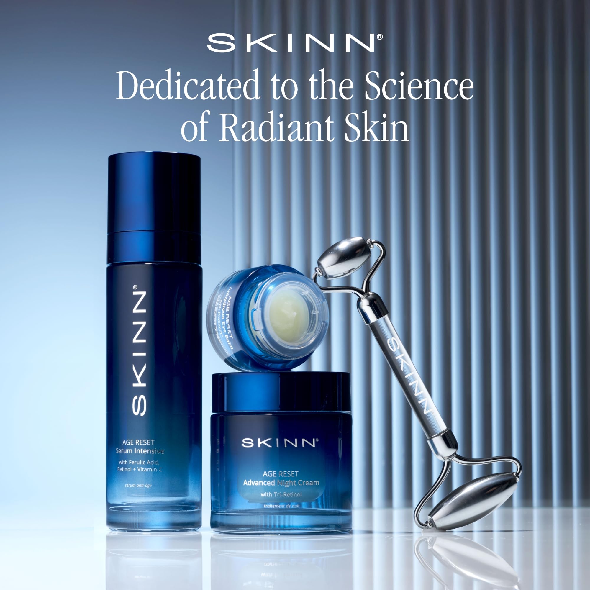 SKINN Deep Wrinkle Serum suitable for all skin types on clean skin