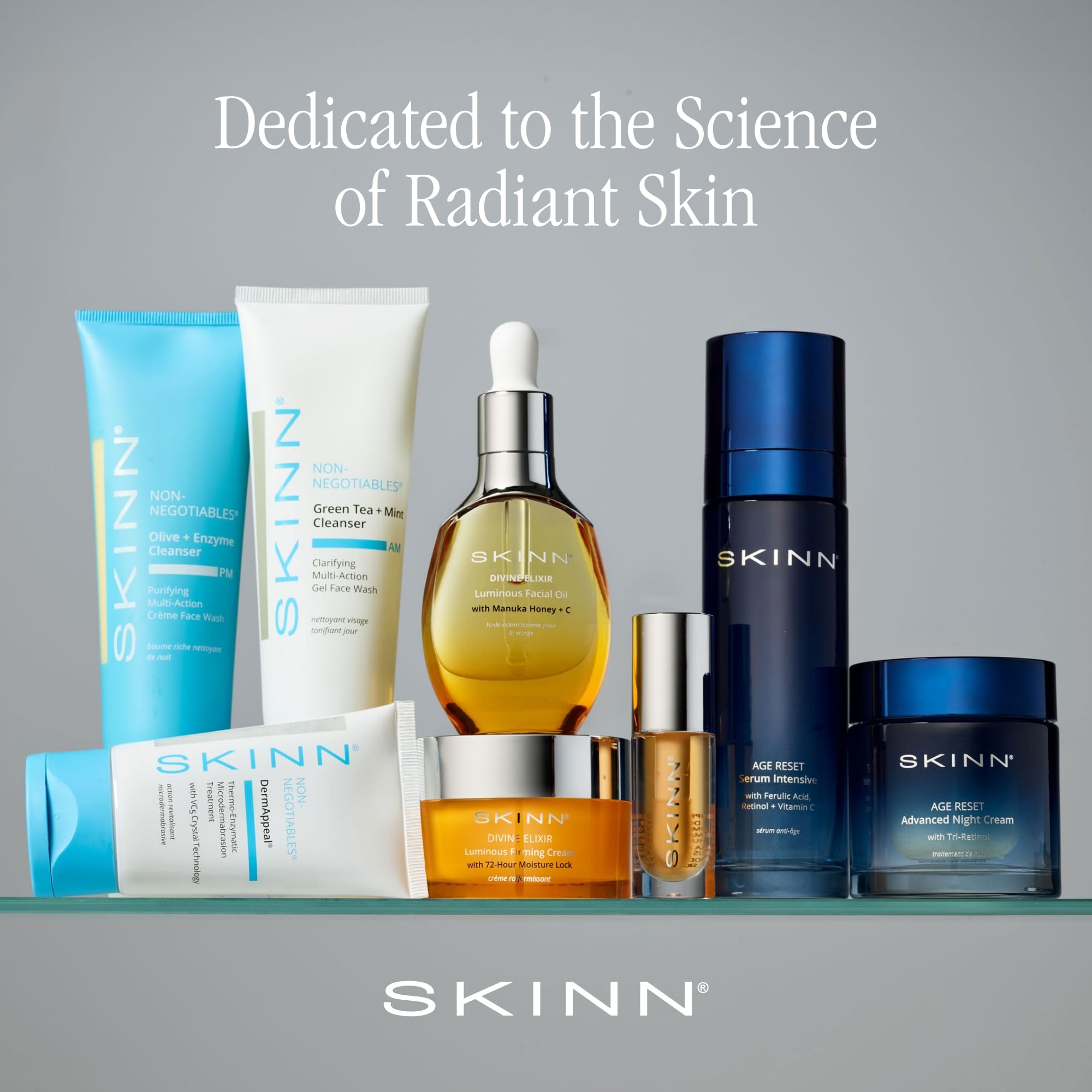 SKINN DermAppeal compact makeup-ready finish for glowing skin