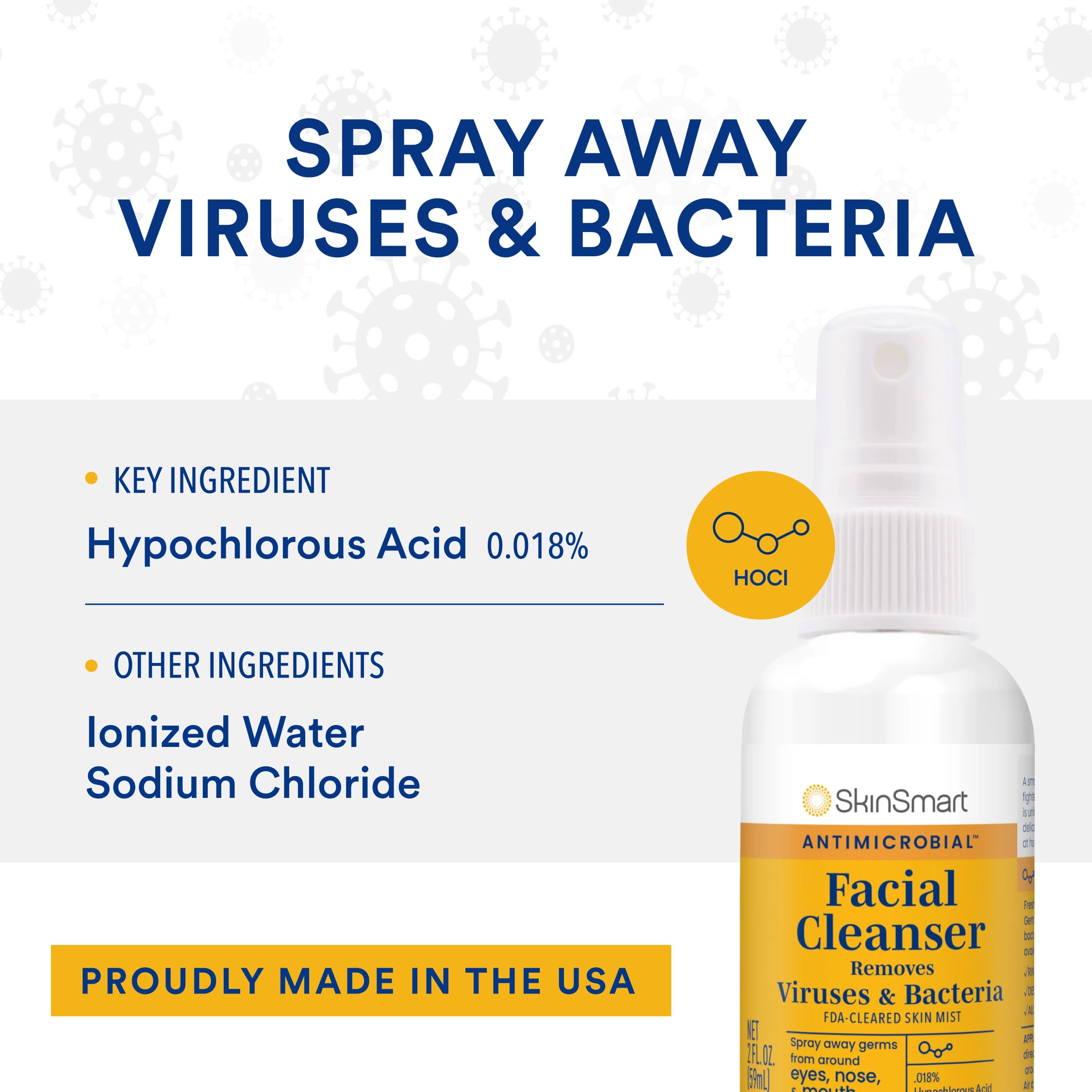 SkinSmart Antimicrobial highlights hypochlorous ingredient as a natural antimicrobial option