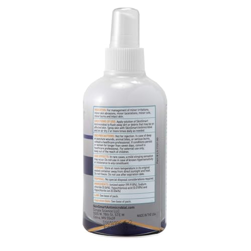 SkinSmart Antimicrobial spray-dispense demonstrates easy, on-the-go application for breakout-prone skin