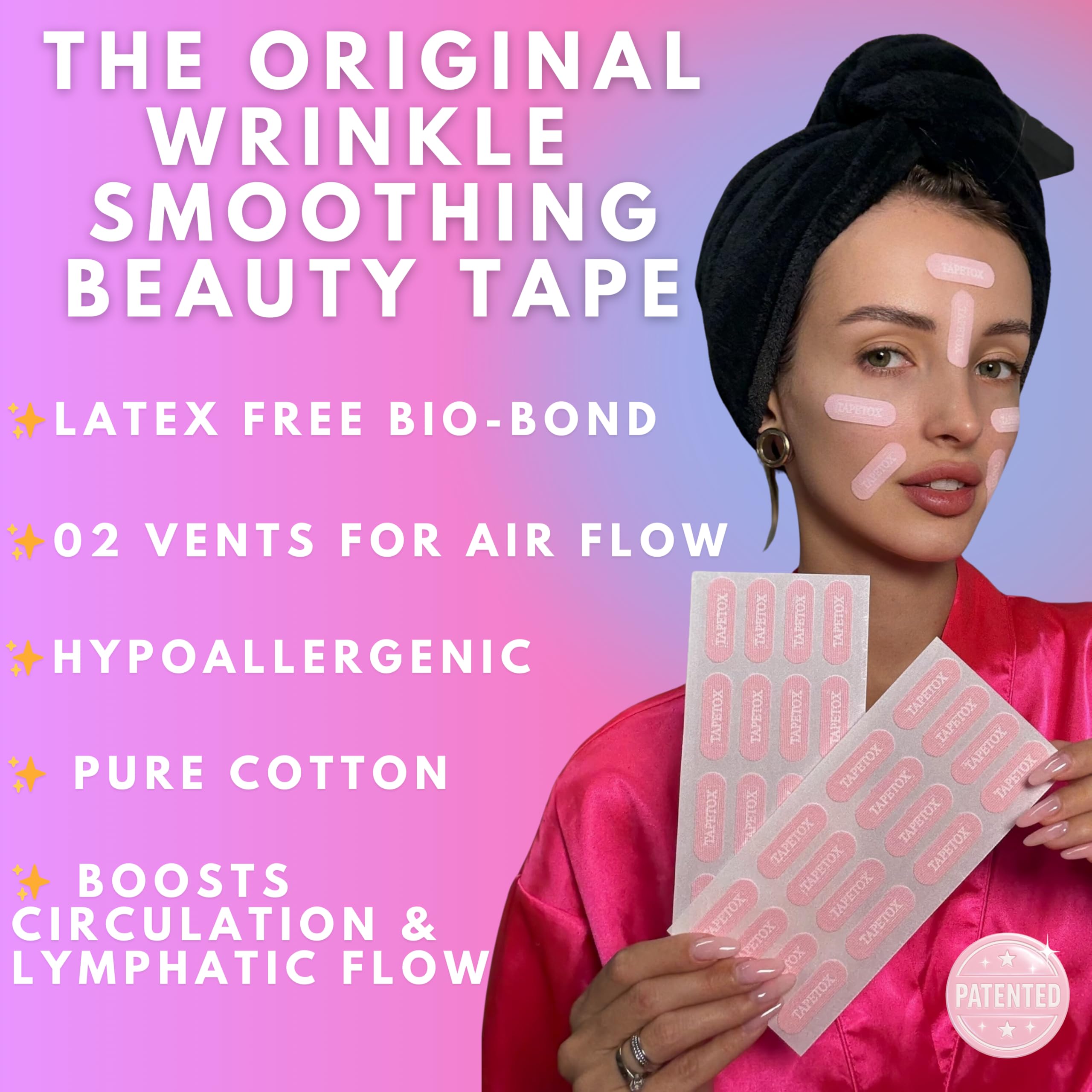 Skin Supervision TapeTox night routine setup emphasizes effortless nightly ritual.