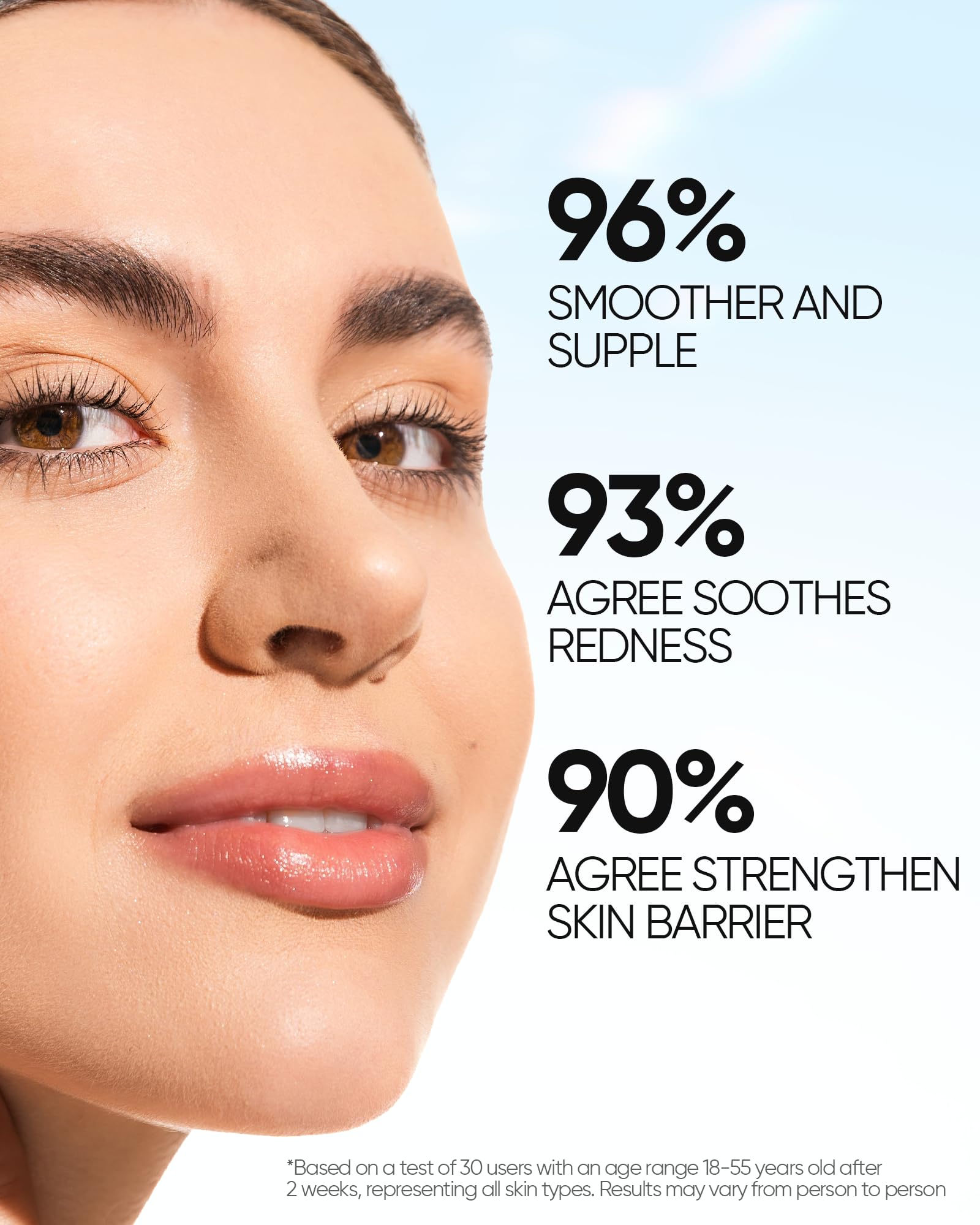 SKINTIFIC 5X Ceramides barrier repair closeup emphasizes ceramide quartet sealing moisture