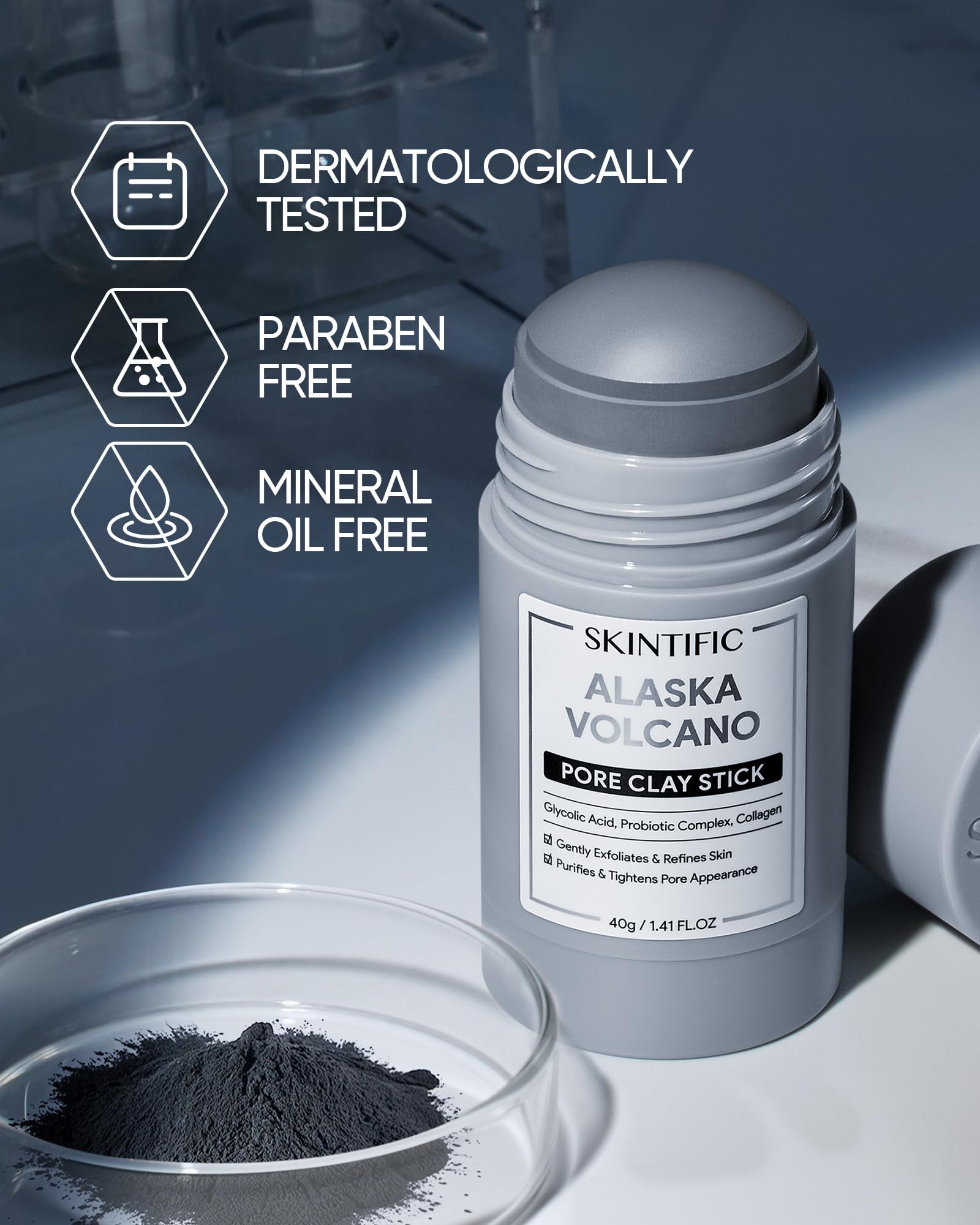 Follow-up care with SKINTIFIC 5X Ceramide Cream after mask application